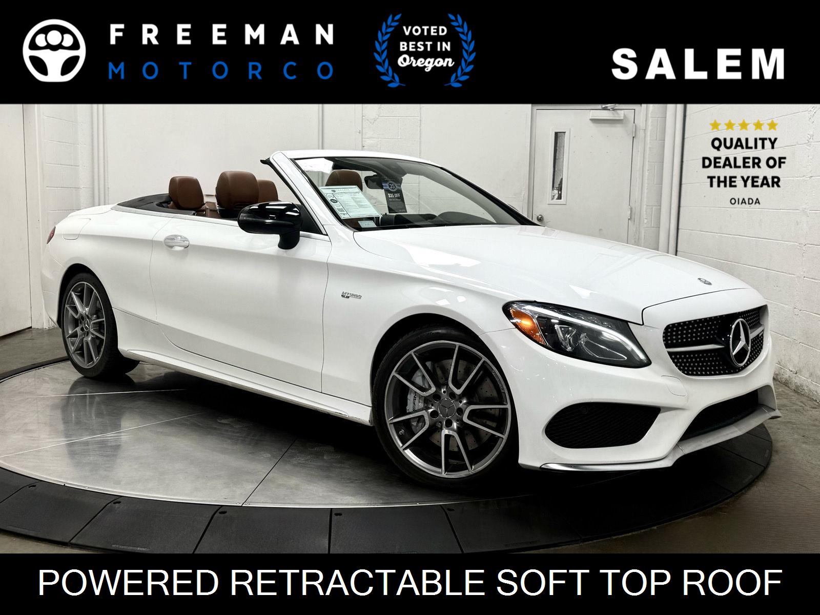 Polar White 2017 Mercedes-Benz C-Class Convertible All-Wheel Drive Automatic