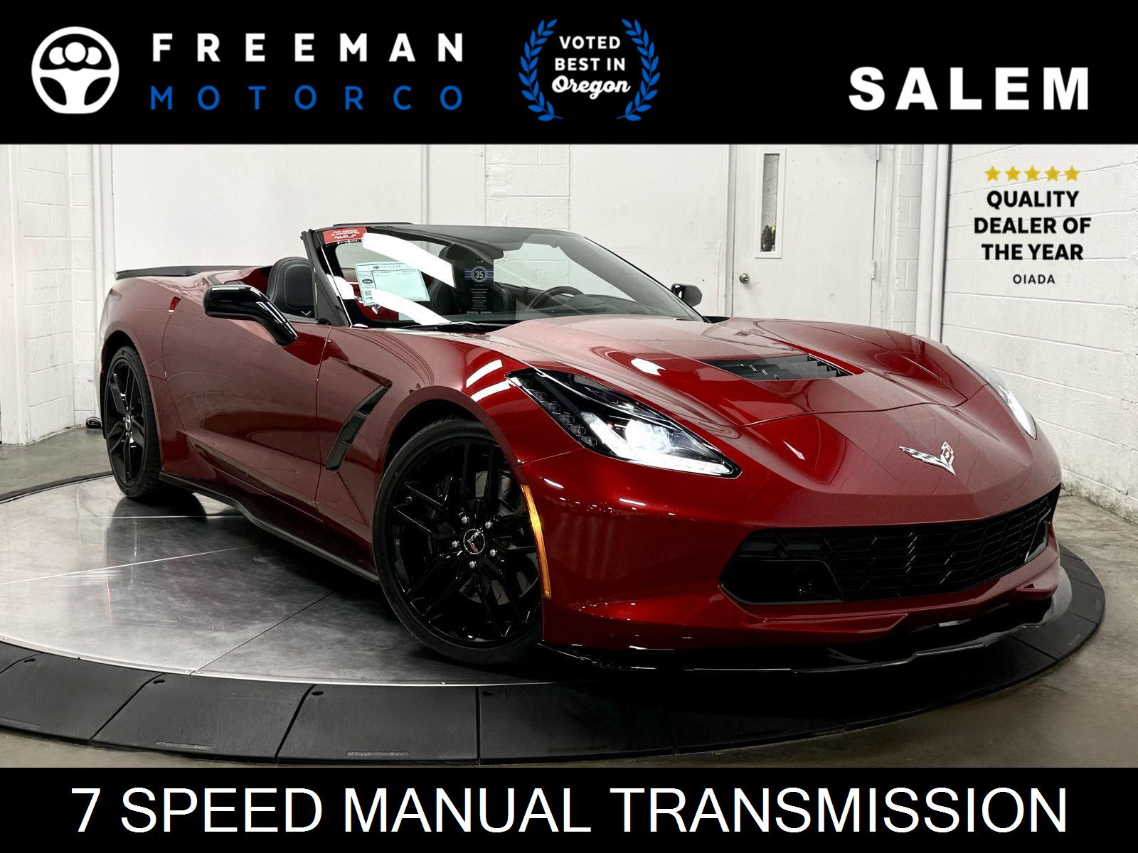 Crystal Red Tintcoat 2014 Chevrolet Corvette Convertible Rear-Wheel Drive 7-Speed Manual