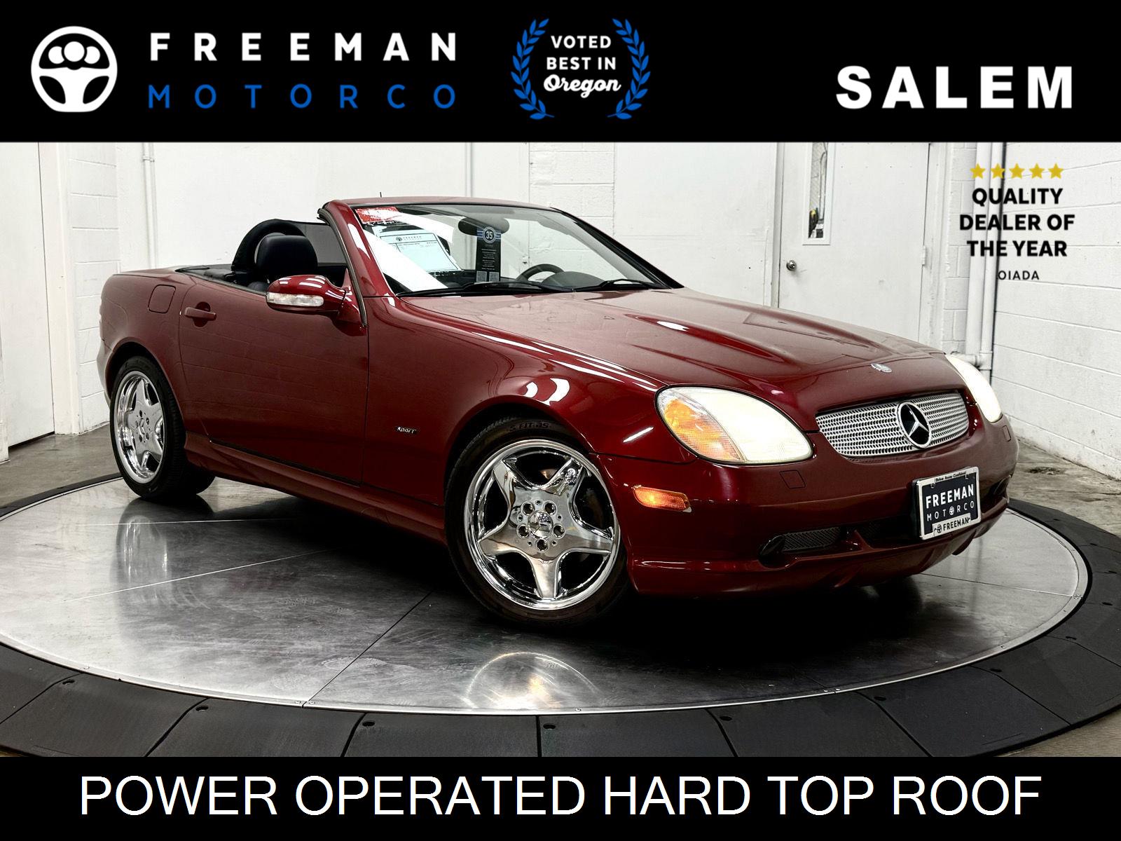 Red 2001 Mercedes-Benz SLK Convertible Rear-Wheel Drive 6-Speed Manual Overdrive