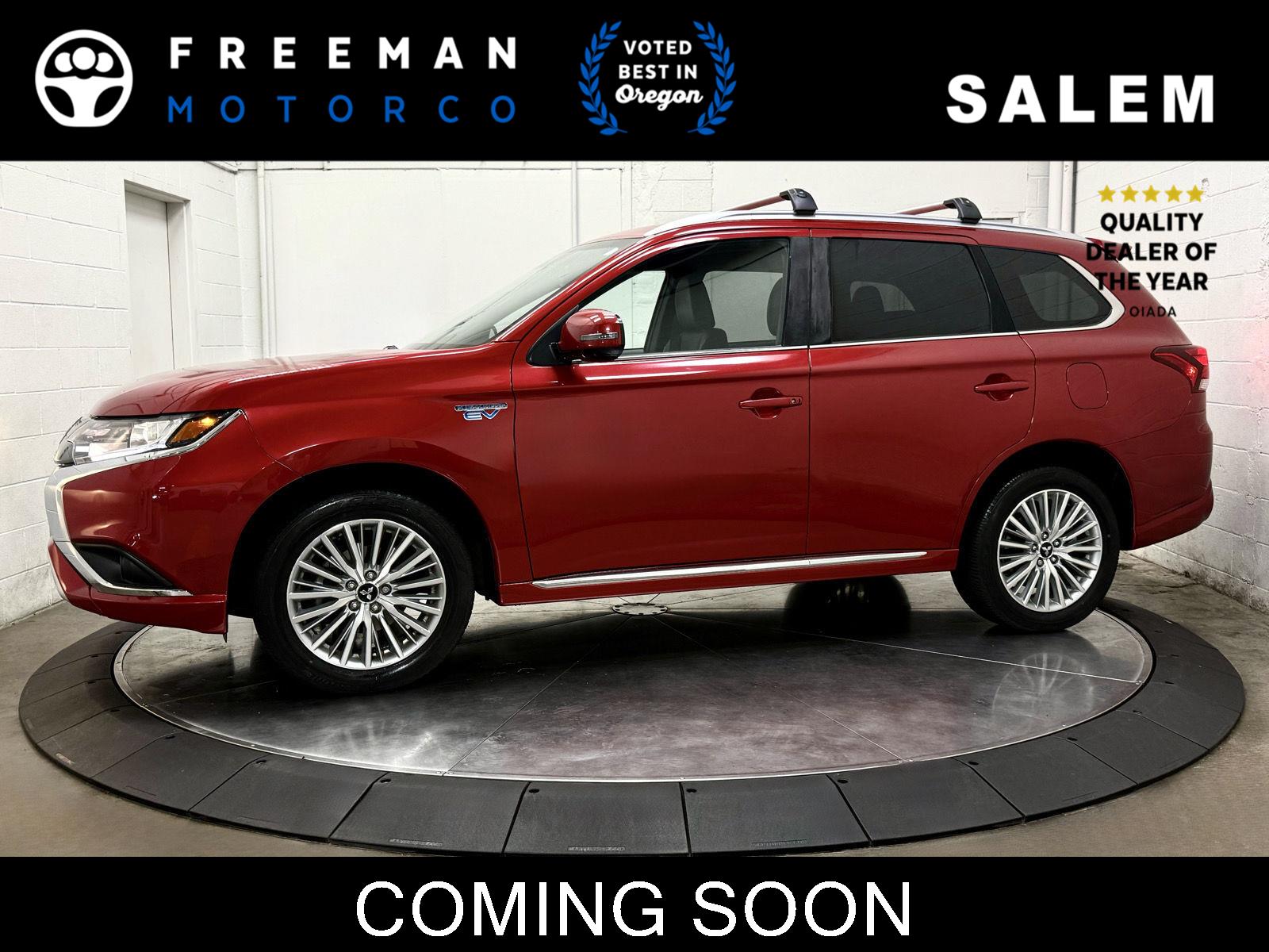 Rally Red Metallic 2019 Mitsubishi Outlander Hybrid Plug-in SUV / Crossover All-Wheel Drive Automatic