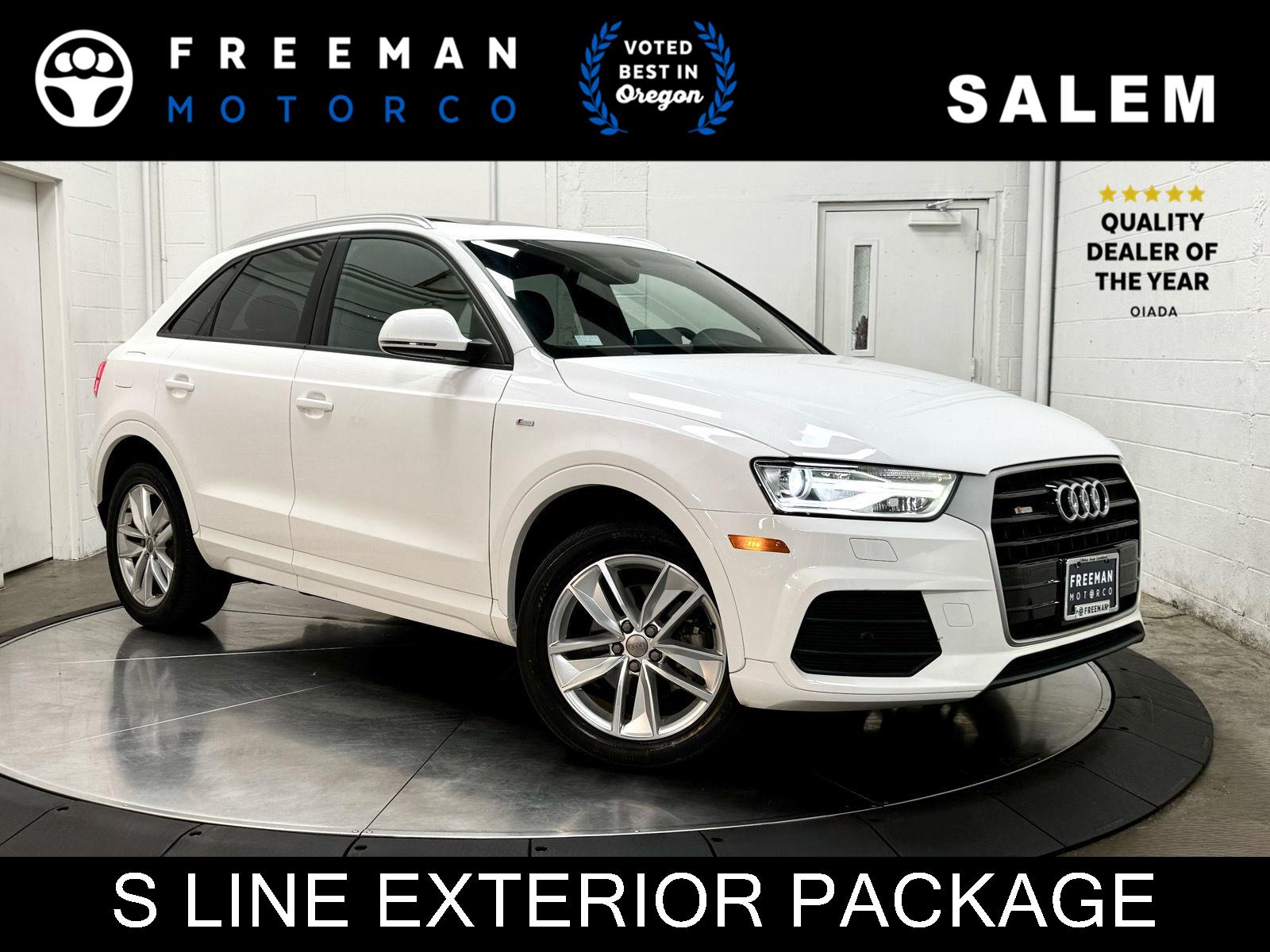 Cortina White 2017 Audi Q3 SUV / Crossover Front-Wheel Drive Automatic