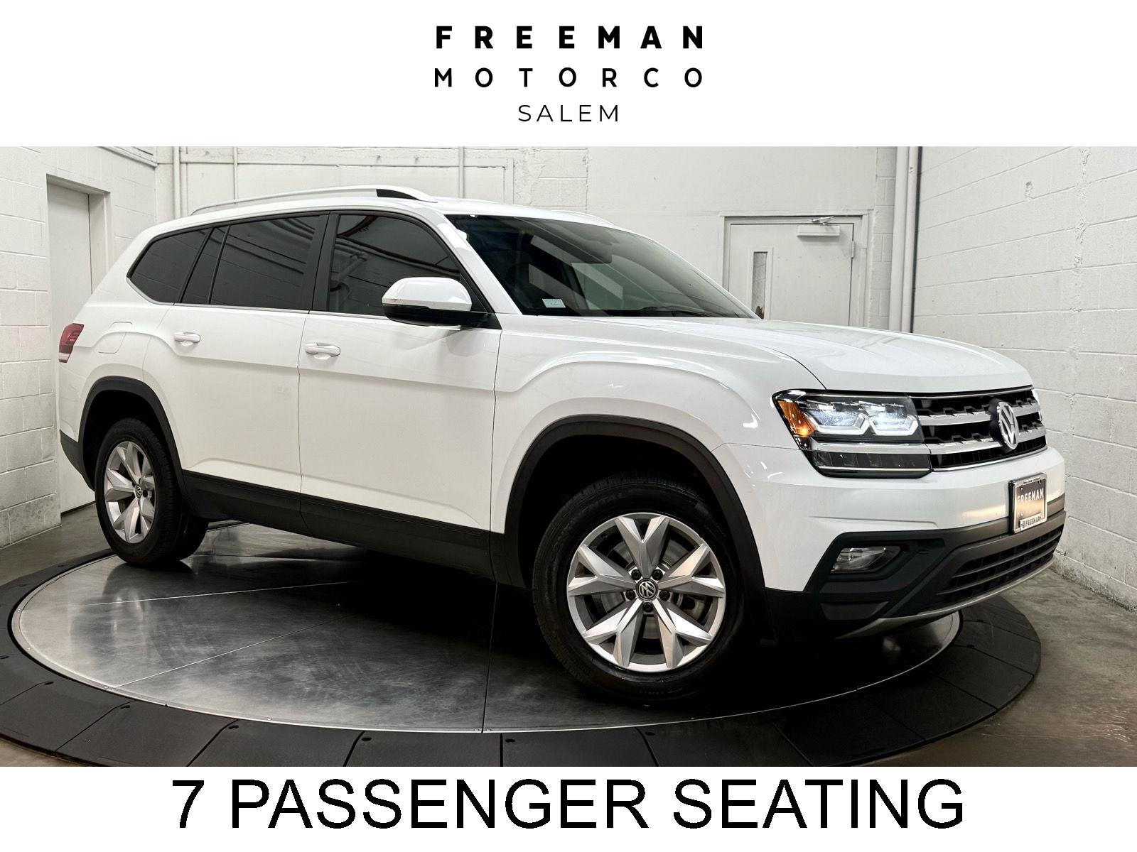 Pure White 2018 Volkswagen Atlas SUV / Crossover All-Wheel Drive Automatic