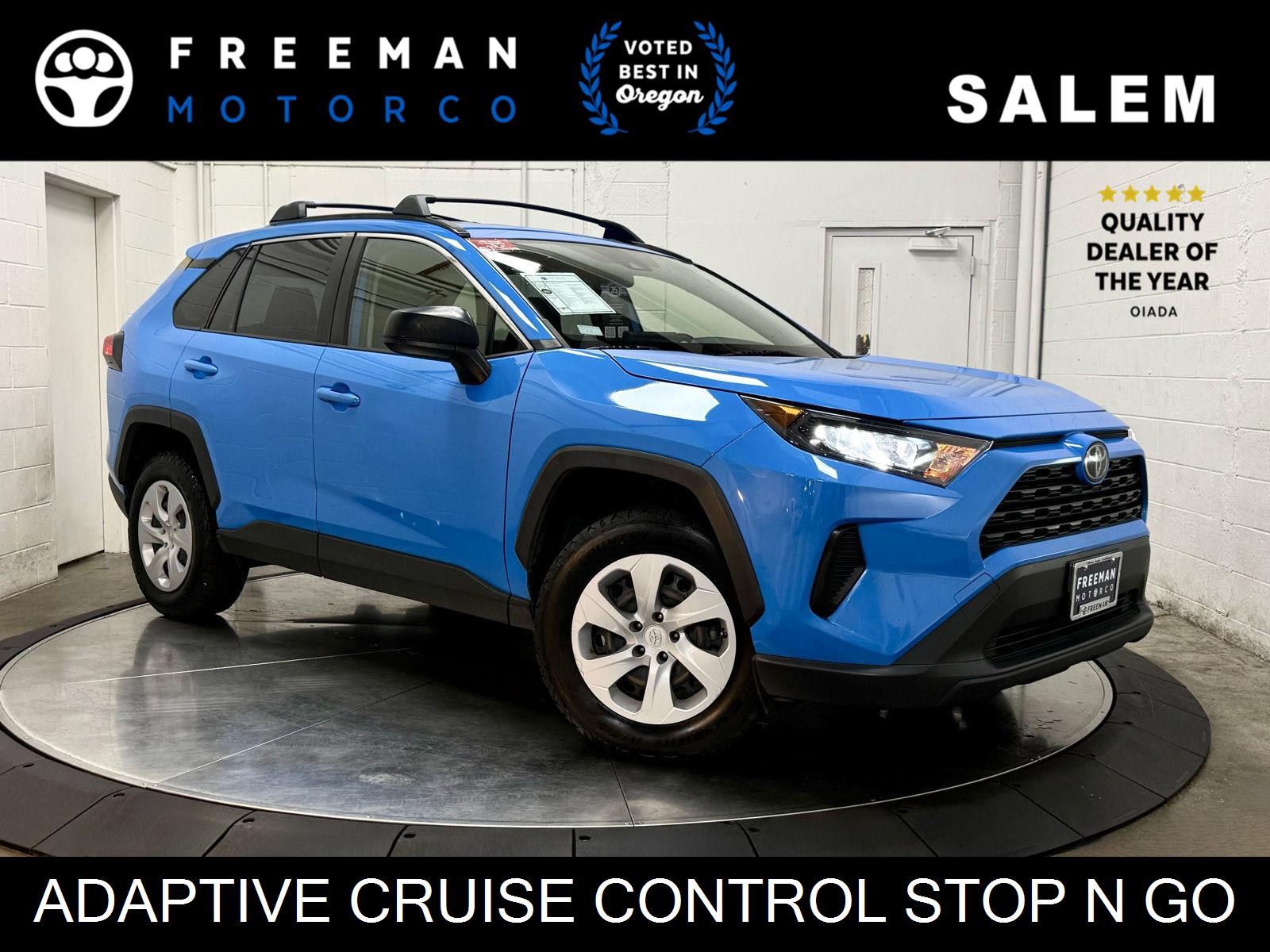 Blue Flame 2020 Toyota RAV4 SUV / Crossover Front-Wheel Drive 8-Speed Automatic