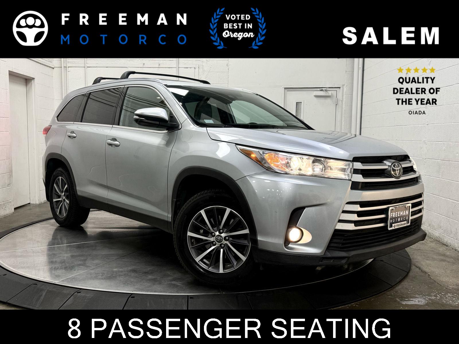 Celestial Silver Metallic 2019 Toyota Highlander SUV / Crossover All-Wheel Drive 8-Speed Automatic