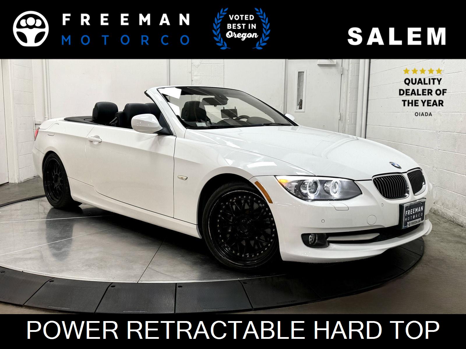 Alpine White 2011 BMW 3 Series Convertible Rear-Wheel Drive Automatic