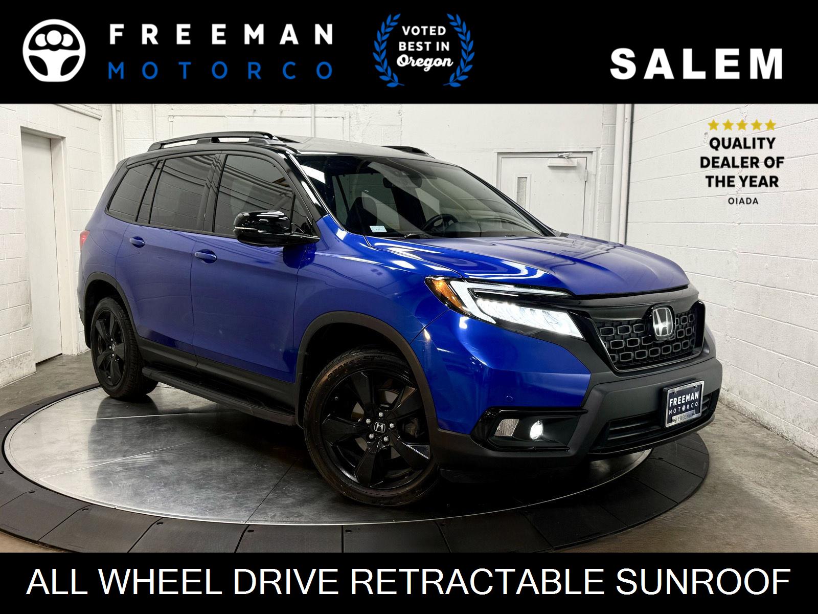 Gray (Modern Steel Metallic) 2019 Honda Passport SUV / Crossover All-Wheel Drive 9-Speed Automatic