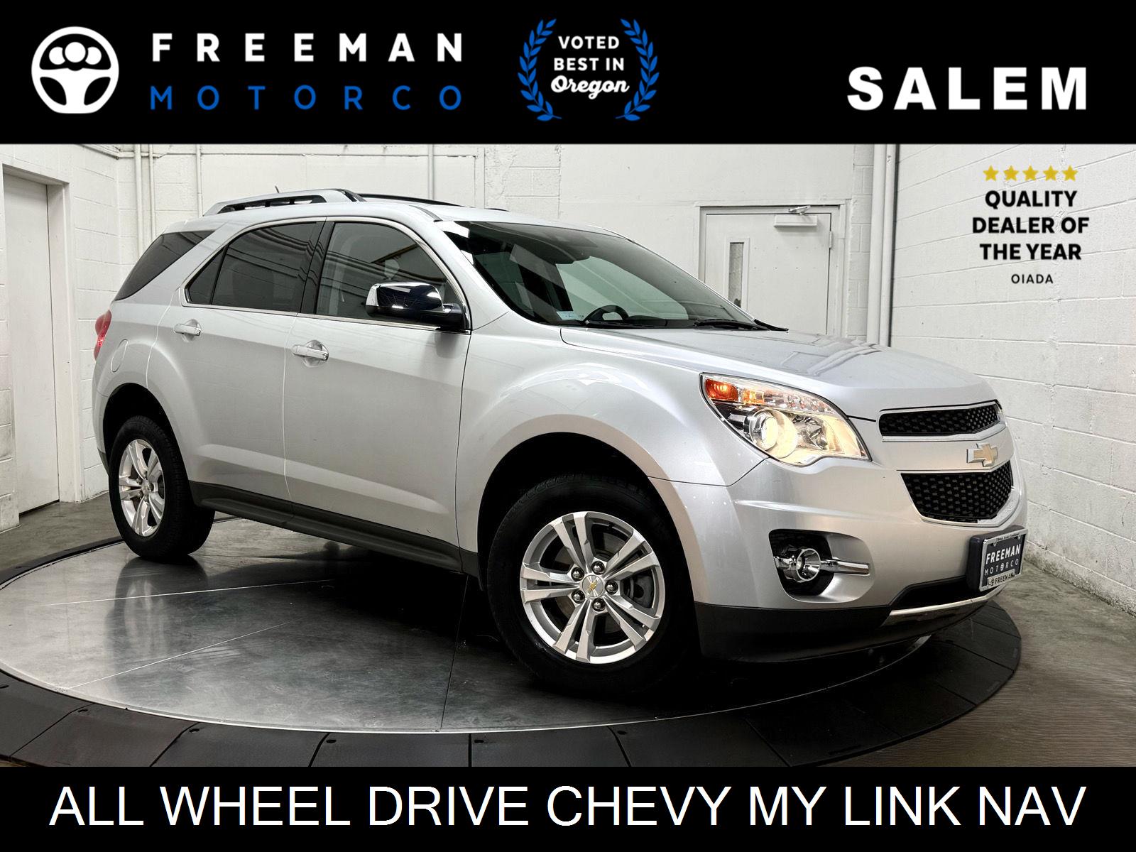 Silver Ice Metallic 2014 Chevrolet Equinox SUV / Crossover All-Wheel Drive 6-Speed Automatic Overdrive