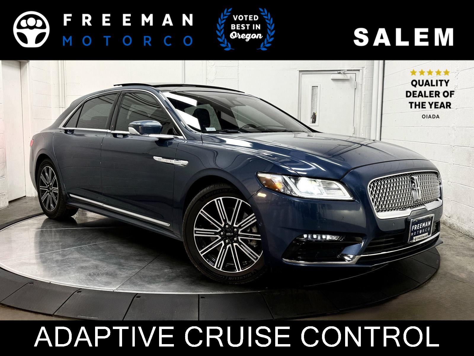 Blue Diamond Metallic 2018 Lincoln Continental Sedan All-Wheel Drive 6-Speed Automatic