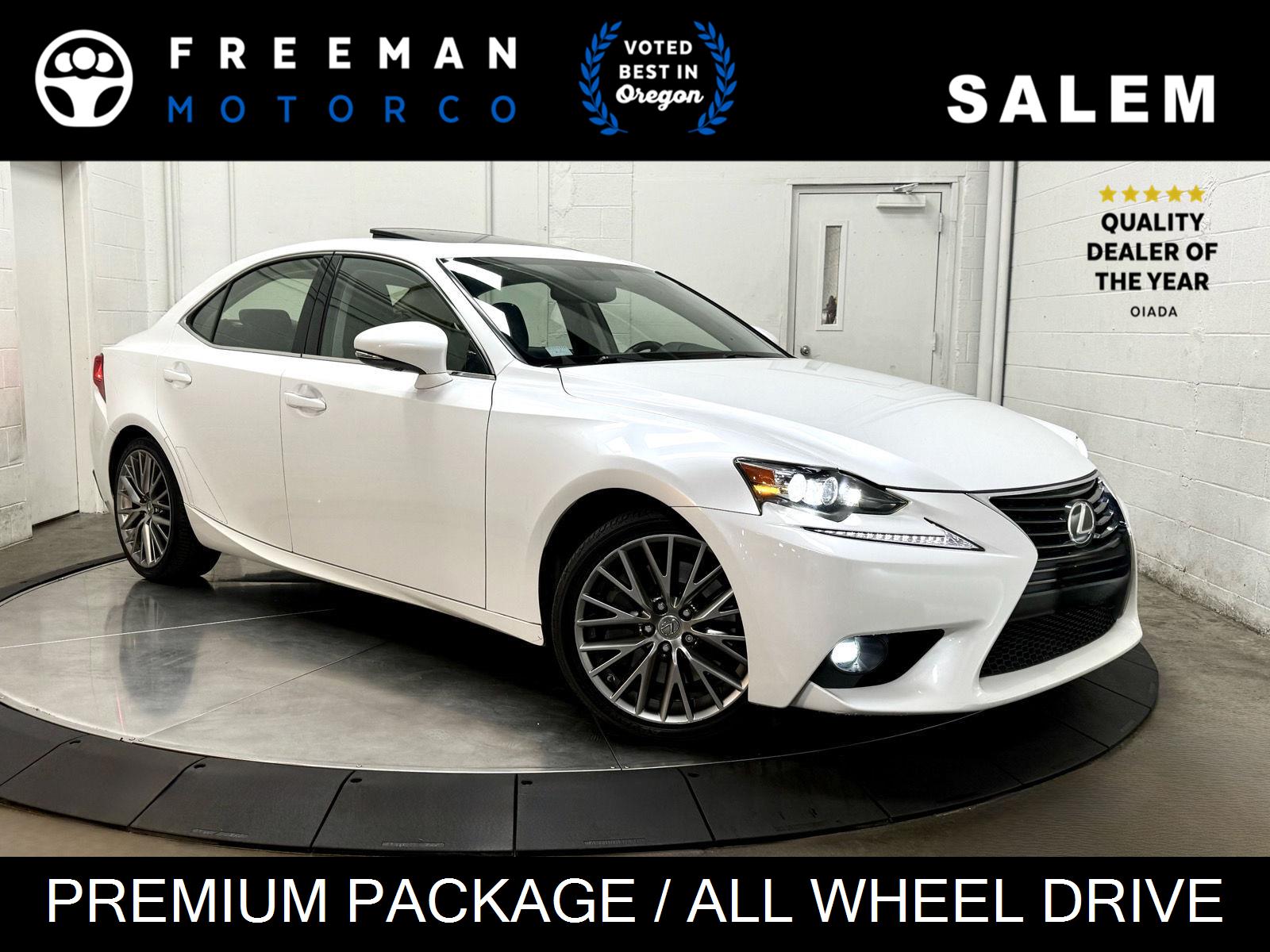 Eminent White Pearl 2016 Lexus IS Sedan All-Wheel Drive Automatic