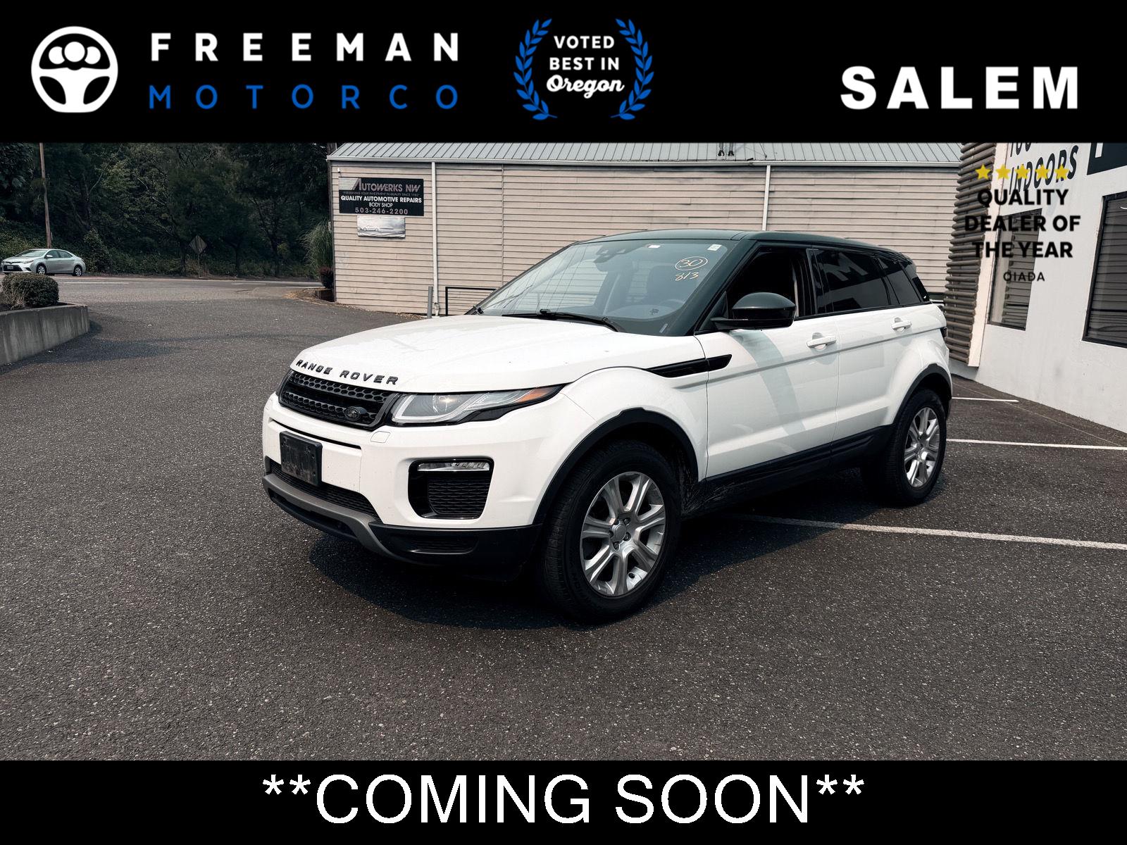 Fuji White 2019 Land Rover Range Rover Evoque SUV / Crossover All-Wheel Drive Automatic