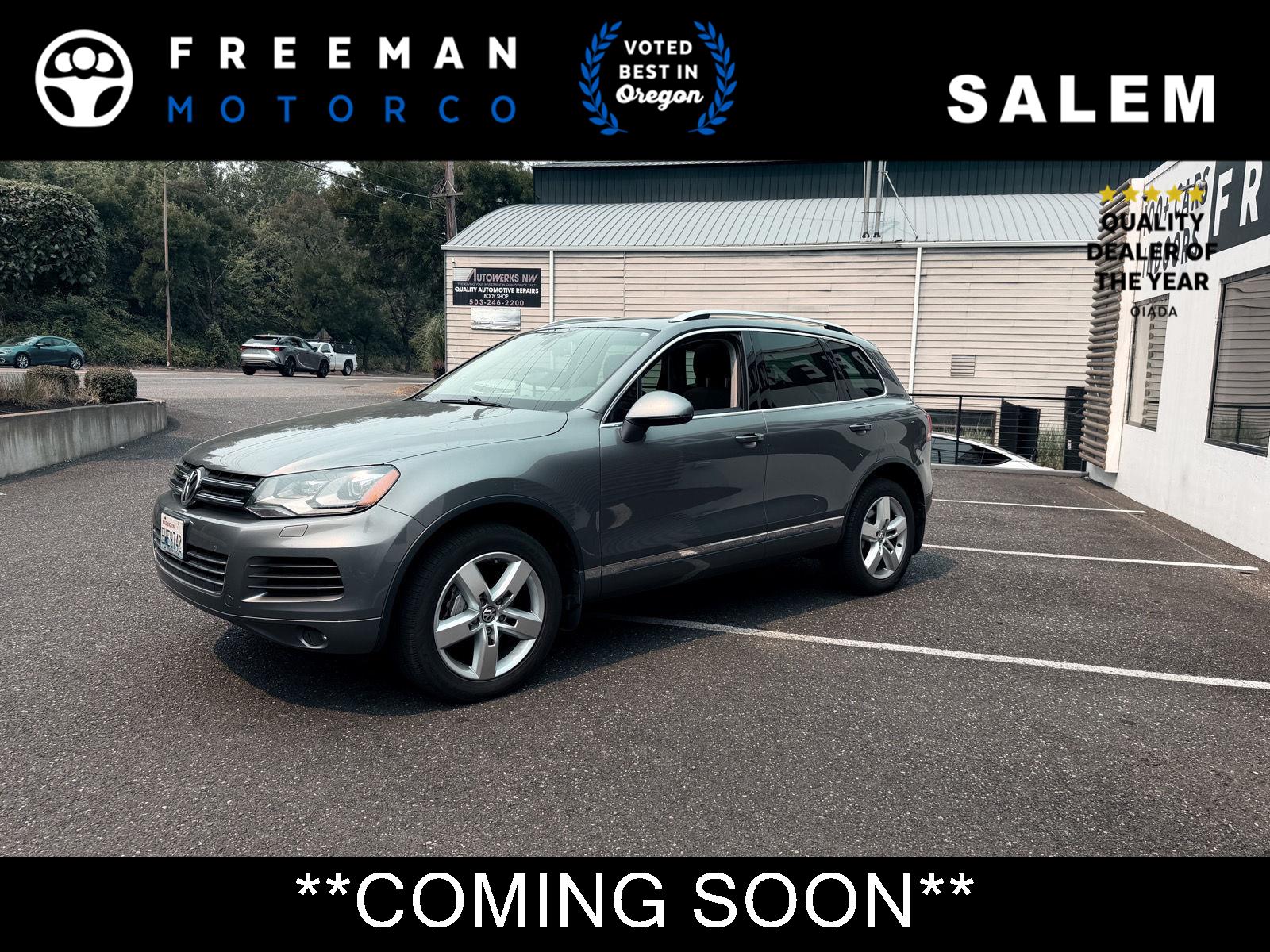 Canyon Gray Metallic 2012 Volkswagen Touareg SUV / Crossover All-Wheel Drive Automatic
