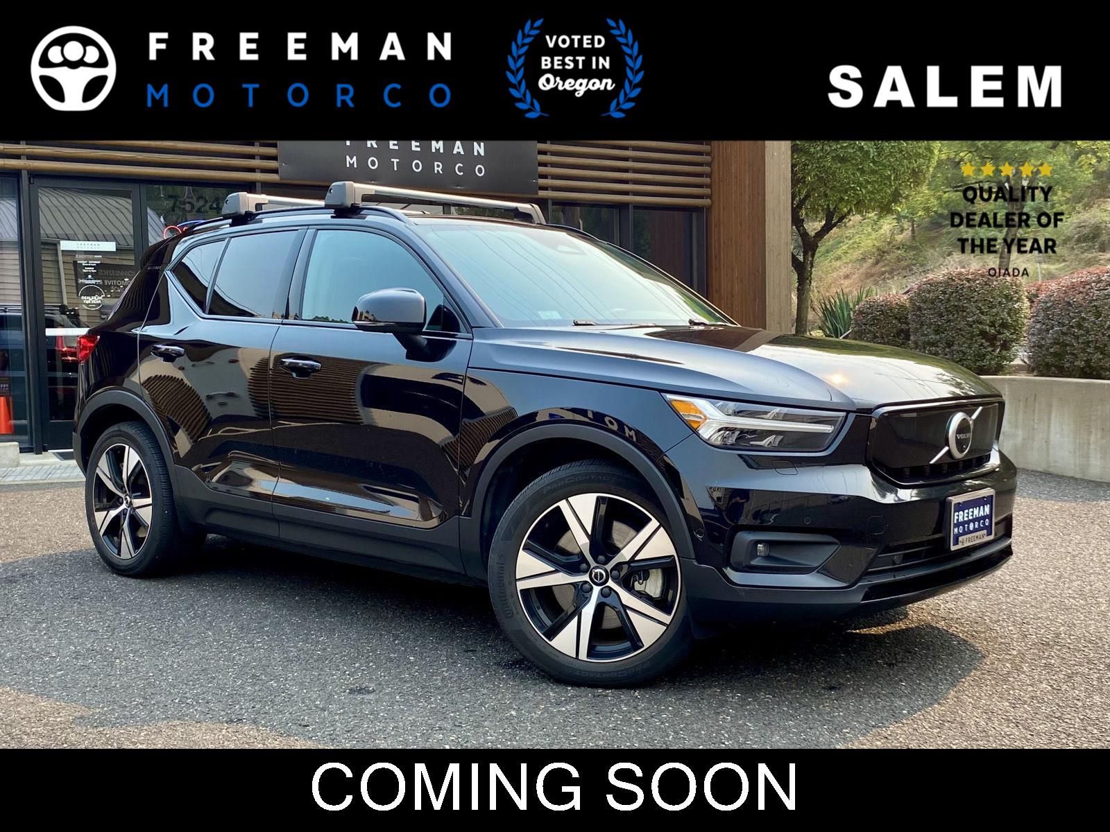 Black 2022 Volvo XC40 Recharge SUV / Crossover All-Wheel Drive Automatic