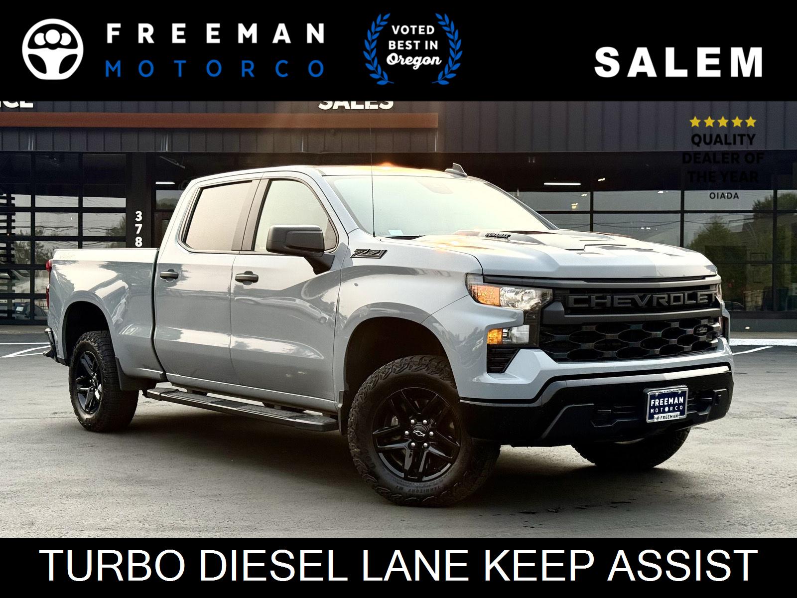 Slate Gray Metallic 2024 Chevrolet Silverado 1500 Pickup Truck Four-Wheel Drive Automatic