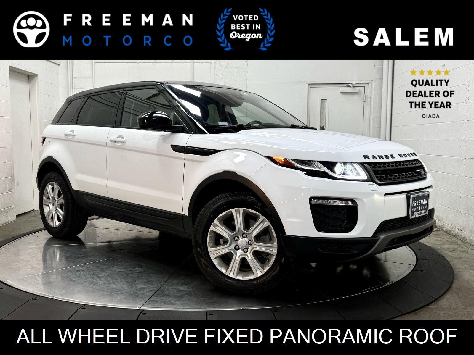 Fuji White 2019 Land Rover Range Rover Evoque SUV / Crossover All-Wheel Drive Automatic