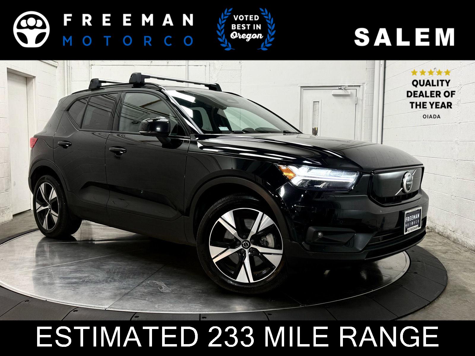 Black 2022 Volvo XC40 Recharge SUV / Crossover All-Wheel Drive Automatic