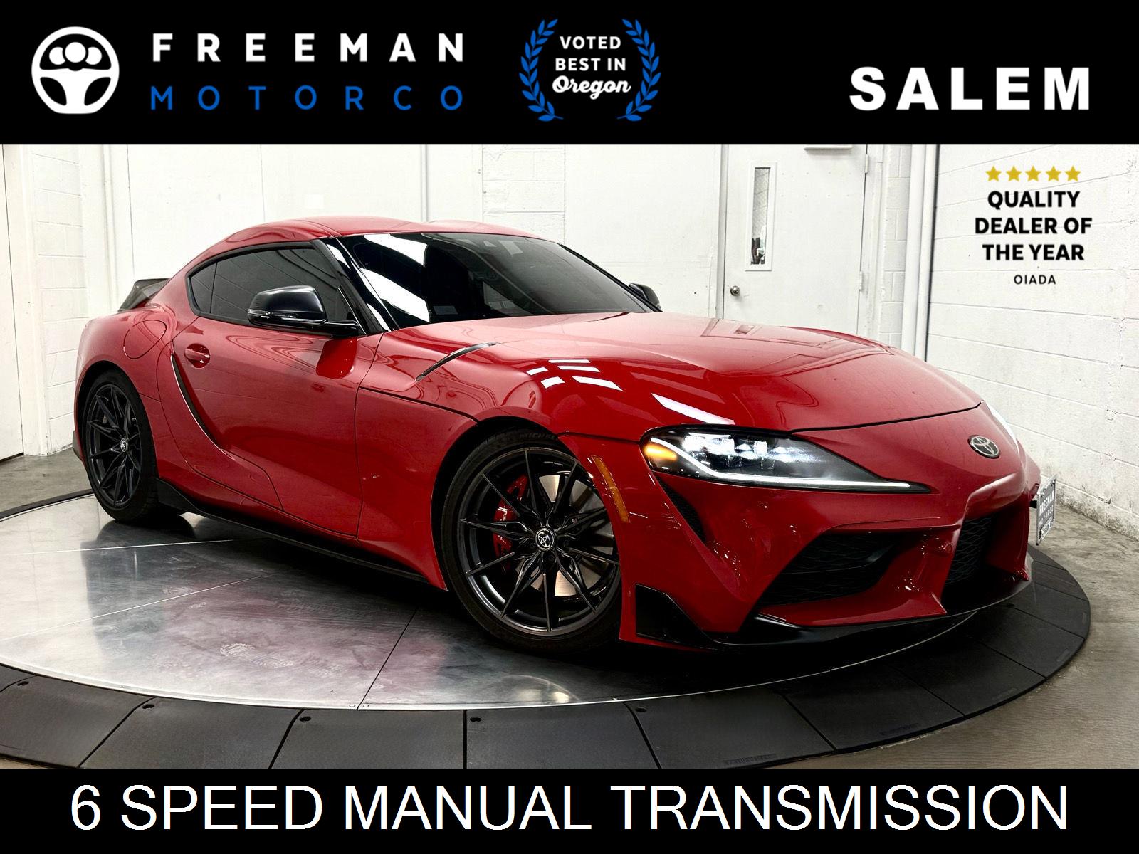 Renaissance Red 2.0 2024 Toyota Supra Coupe Rear-Wheel Drive 6-Speed Manual
