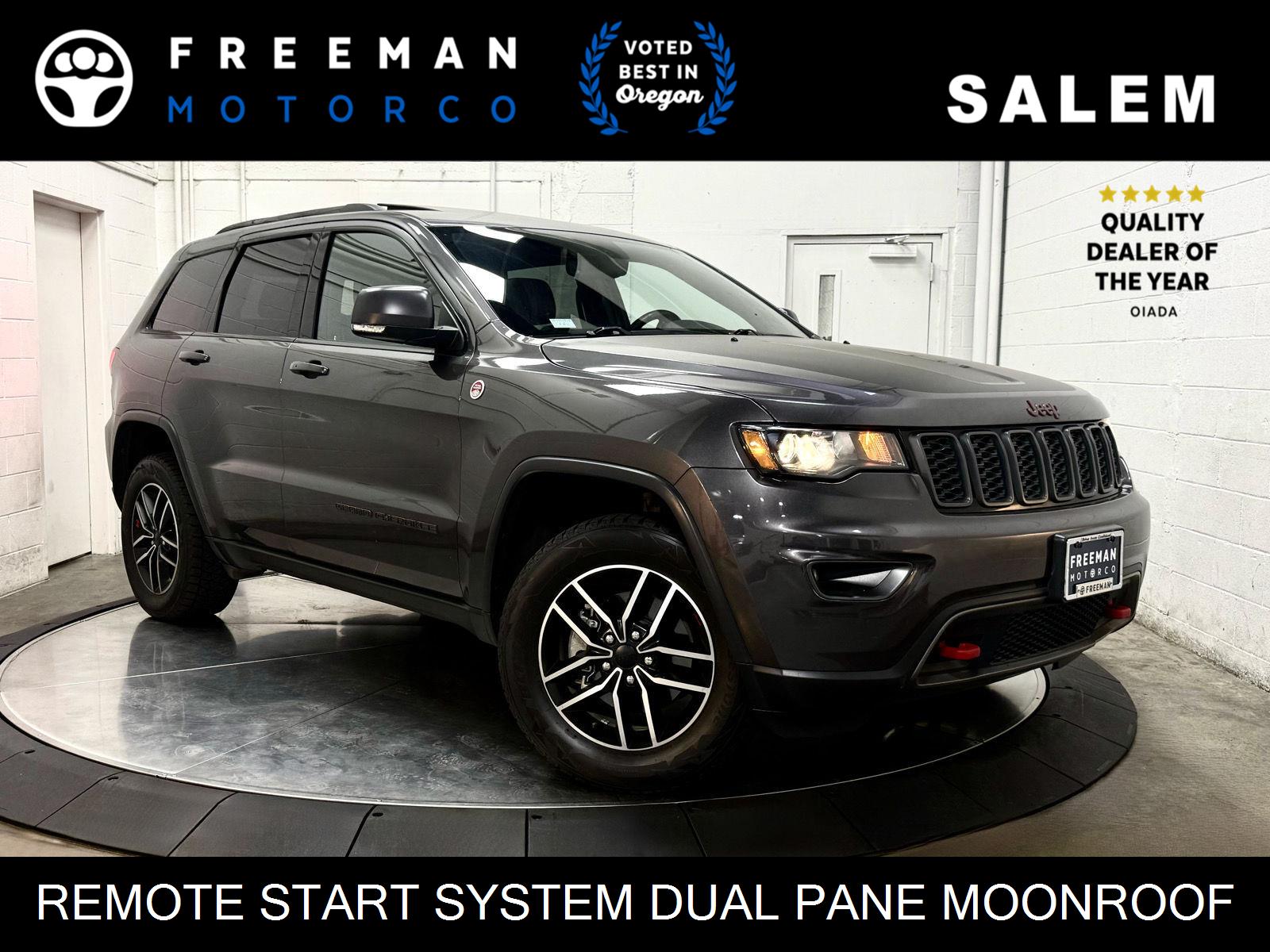 Gray (Granite Crystal Metallic Clearcoat) 2020 Jeep Grand Cherokee SUV / Crossover Four-Wheel Drive 8-Speed Automatic