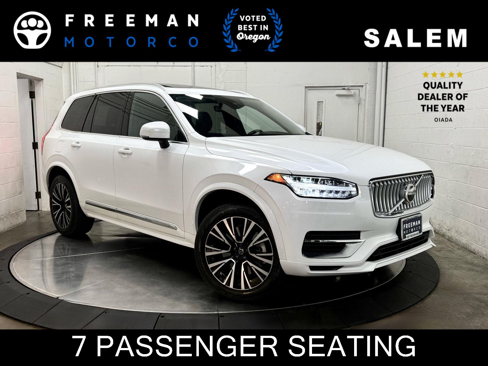Crystal White Metallic 2023 Volvo XC90 SUV / Crossover All-Wheel Drive Automatic