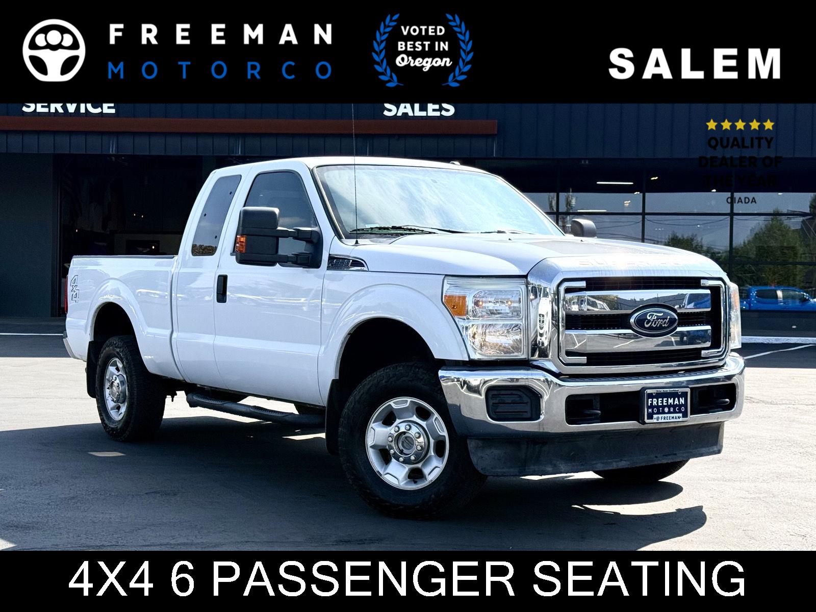 Oxford White 2012 Ford F-250 Super Duty Pickup Truck Four-Wheel Drive 6-Speed Automatic