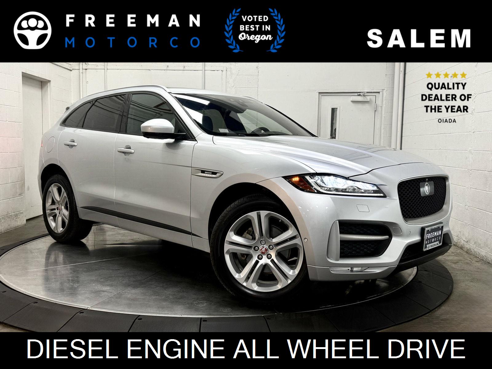 Indus Silver Metallic 2018 Jaguar F-PACE SUV / Crossover All-Wheel Drive Automatic