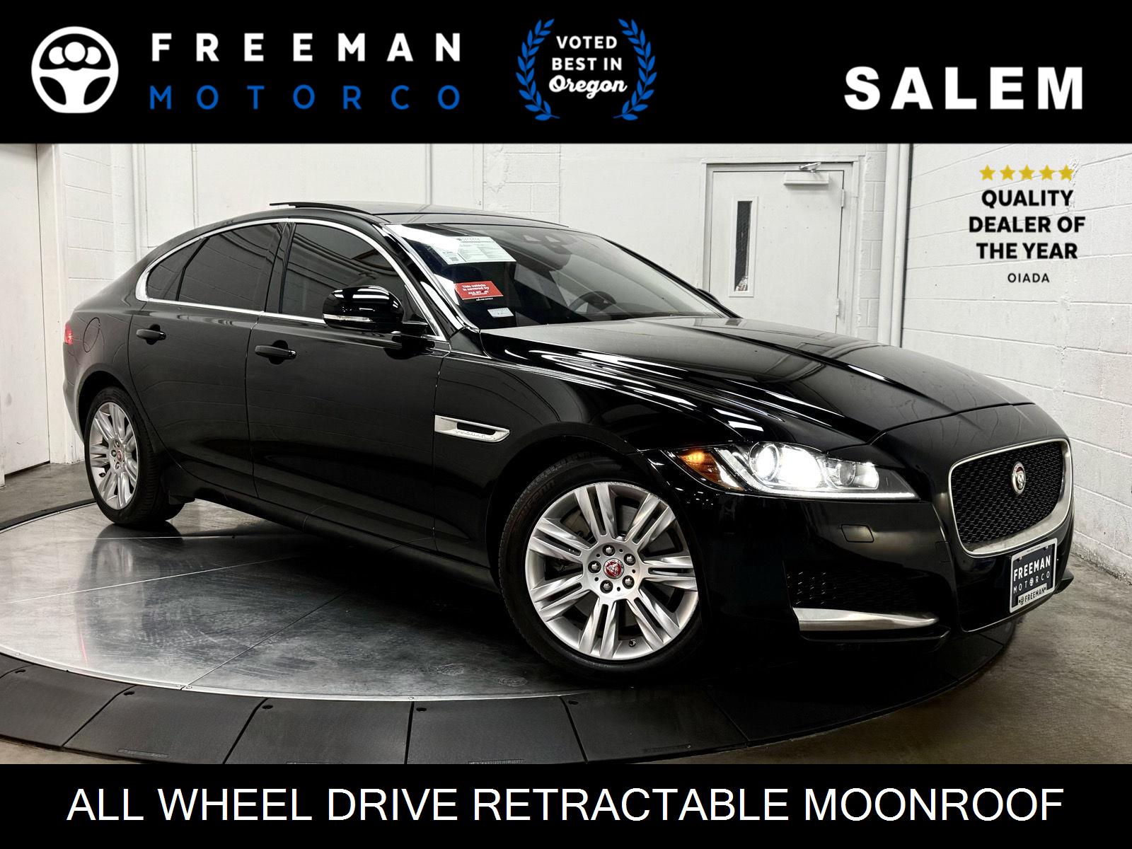 Ultimate Black Metallic 2017 Jaguar XF Sedan All-Wheel Drive Automatic
