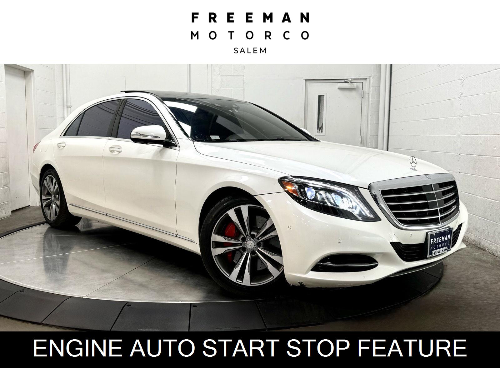 designo Diamond White 2016 Mercedes-Benz S-Class Sedan Rear-Wheel Drive Automatic