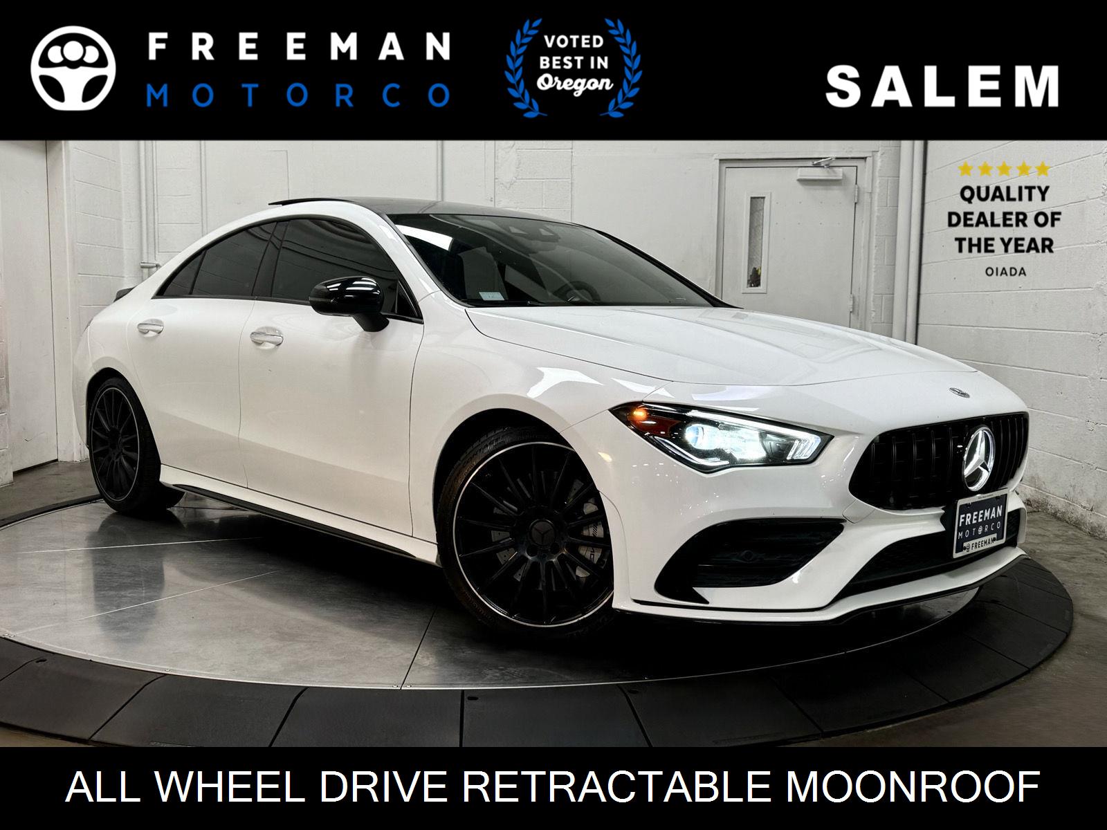 Polar White 2020 Mercedes-Benz CLA Coupe All-Wheel Drive Automatic