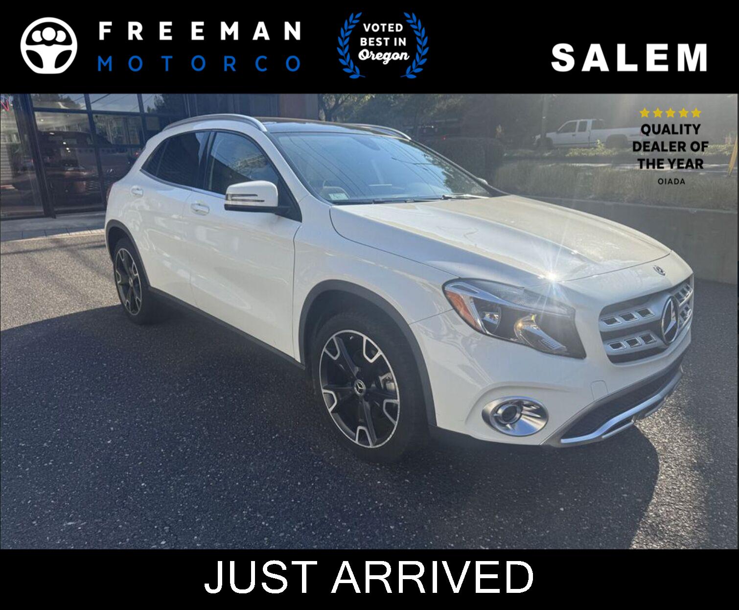 Cirrus White 2018 Mercedes-Benz GLA SUV / Crossover All-Wheel Drive Automatic