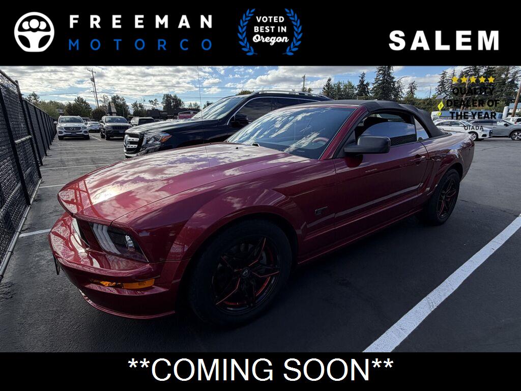 Torch Red 2007 Ford Mustang Convertible Rear-Wheel Drive 5-Speed Manual