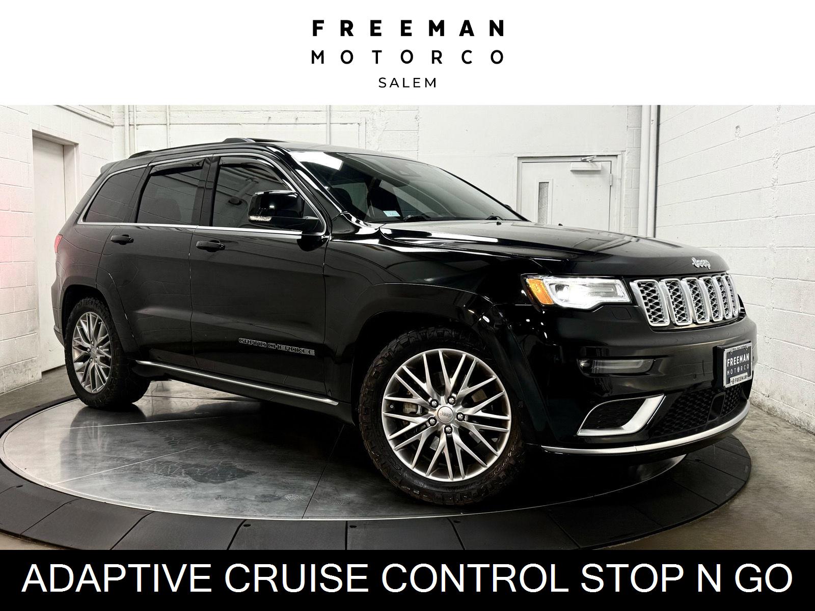 Diamond Black Crystal Pearlcoat 2017 Jeep Grand Cherokee SUV / Crossover Four-Wheel Drive 8-Speed Automatic