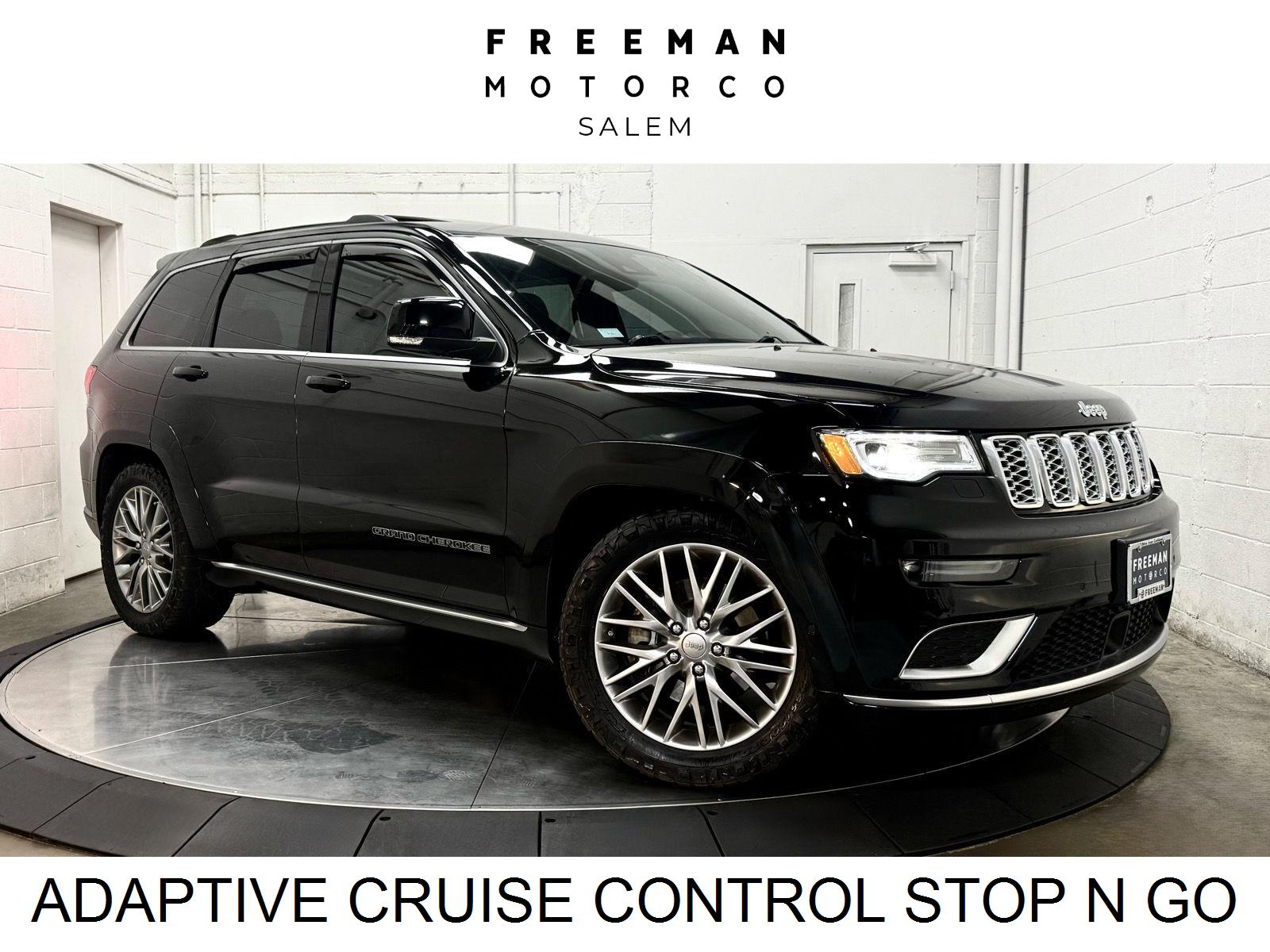 Diamond Black Crystal Pearlcoat 2017 Jeep Grand Cherokee SUV / Crossover Four-Wheel Drive 8-Speed Automatic