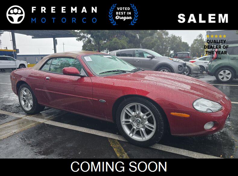Red 2001 Jaguar XK-Series Convertible Rear-Wheel Drive Automatic