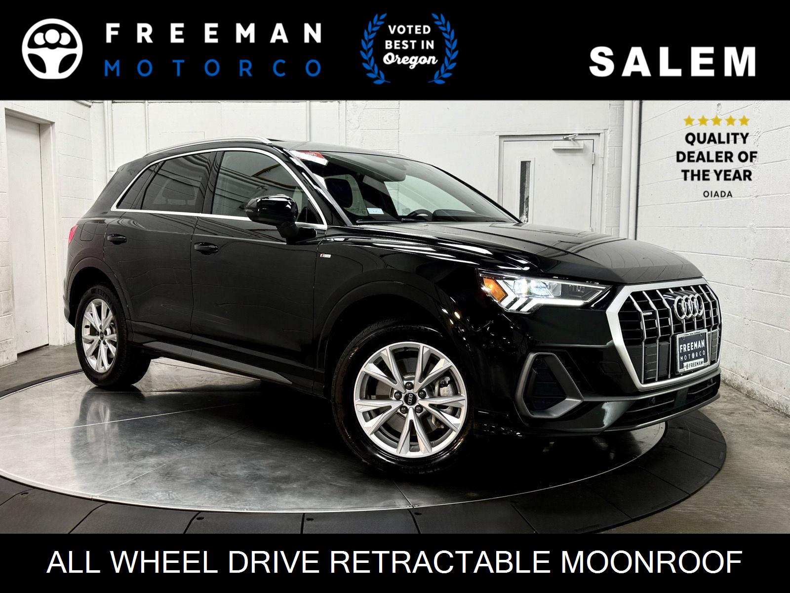 Mythos Black Metallic 2025 Audi Q3 SUV / Crossover All-Wheel Drive Automatic