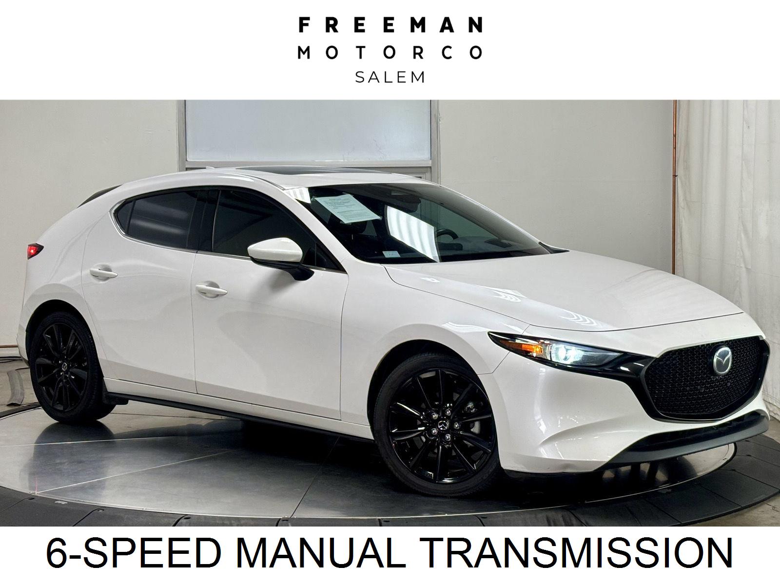 Snowflake White Pearl Mica 2025 Mazda MAZDA3 Hatchback Front-Wheel Drive Manual