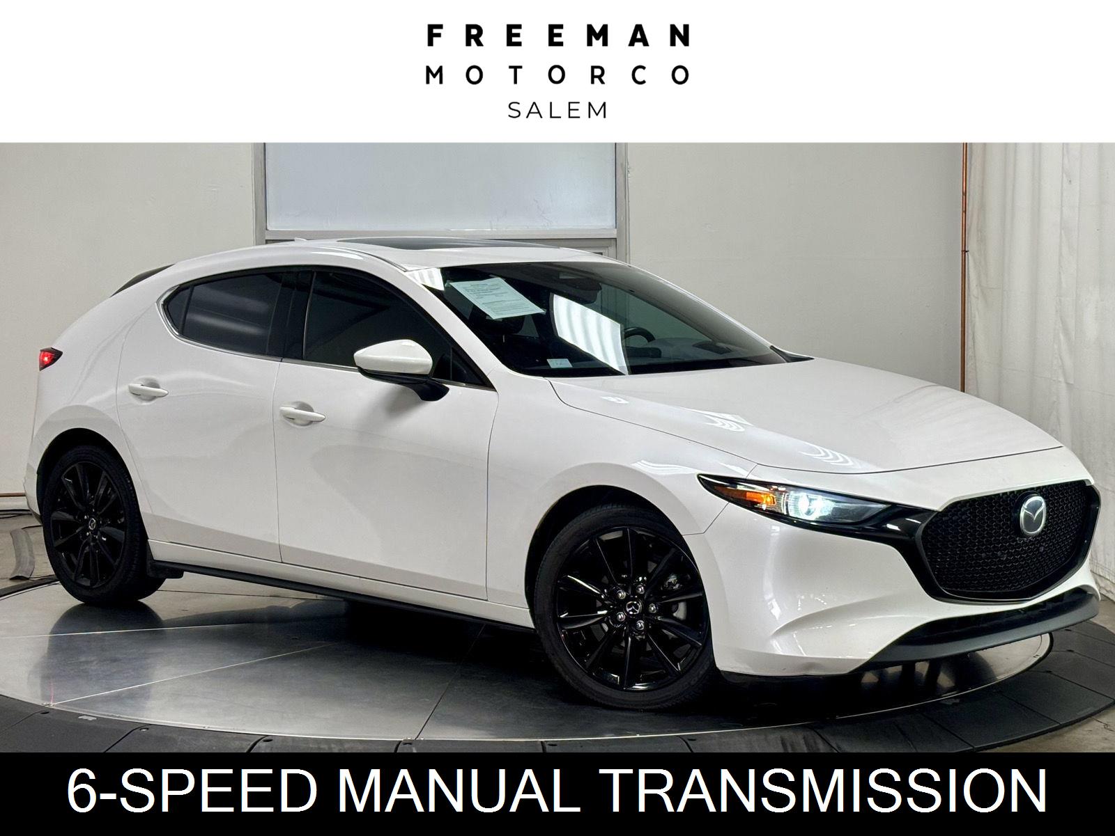 Snowflake White Pearl Mica 2025 Mazda MAZDA3 Hatchback Front-Wheel Drive Manual