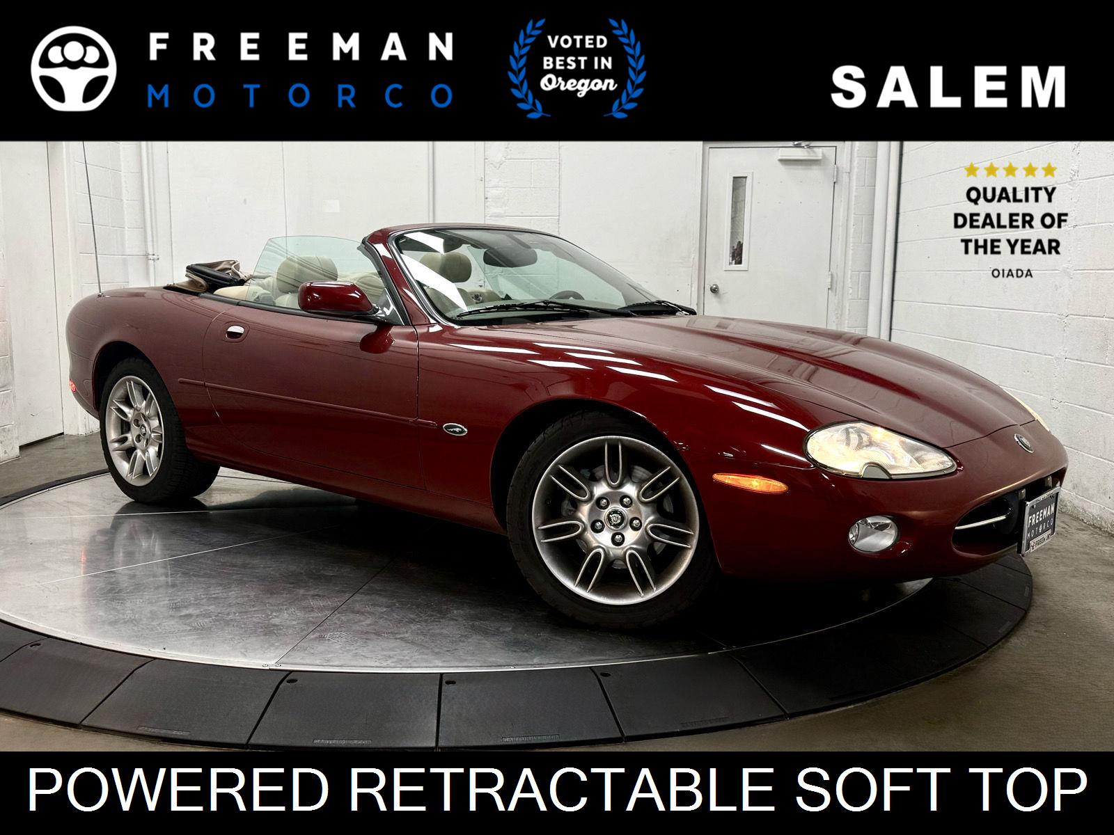 Red 2001 Jaguar XK-Series Convertible Rear-Wheel Drive Automatic
