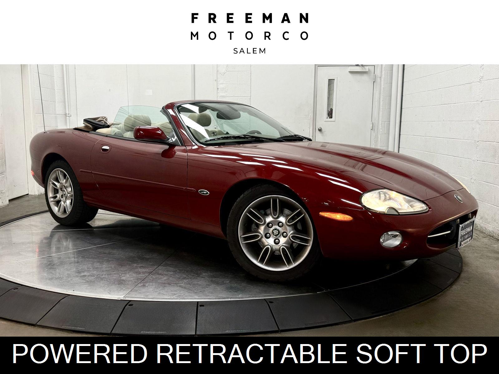 Red 2001 Jaguar XK-Series Convertible Rear-Wheel Drive Automatic