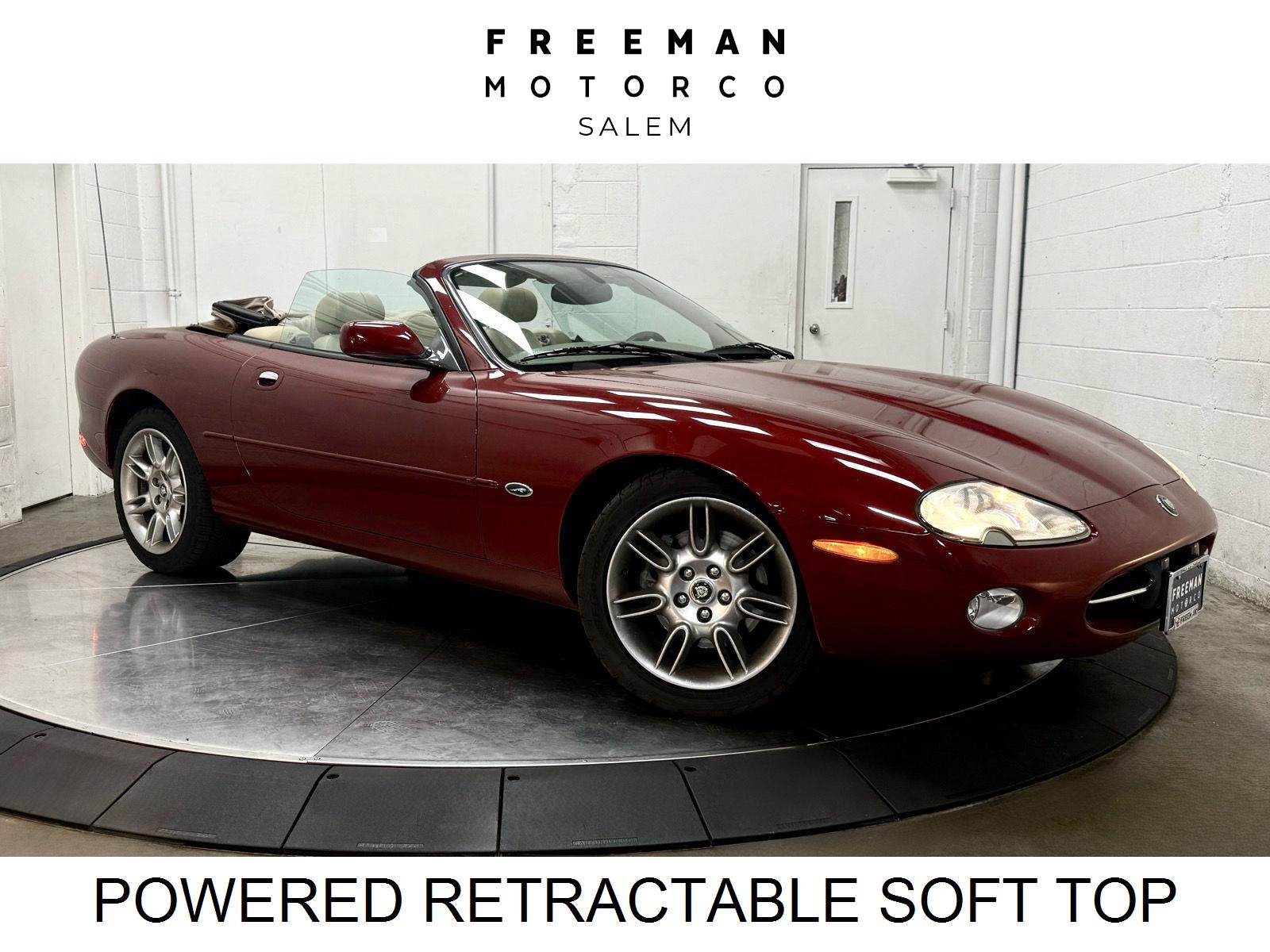 Red 2001 Jaguar XK-Series Convertible Rear-Wheel Drive Automatic