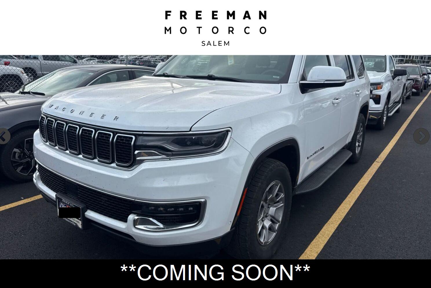 Bright White Clearcoat 2022 Jeep Wagoneer SUV / Crossover Four-Wheel Drive 8-Speed Automatic