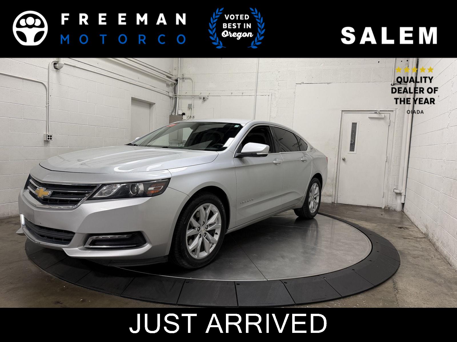 Silver Ice Metallic 2019 Chevrolet Impala Sedan Front-Wheel Drive 6-Speed Automatic Overdrive