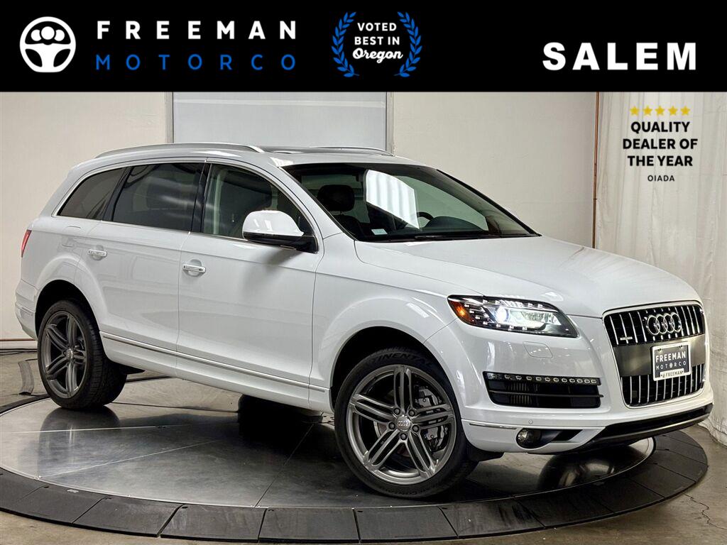 Glacier White Metallic 2013 Audi Q7 SUV / Crossover All-Wheel Drive Automatic