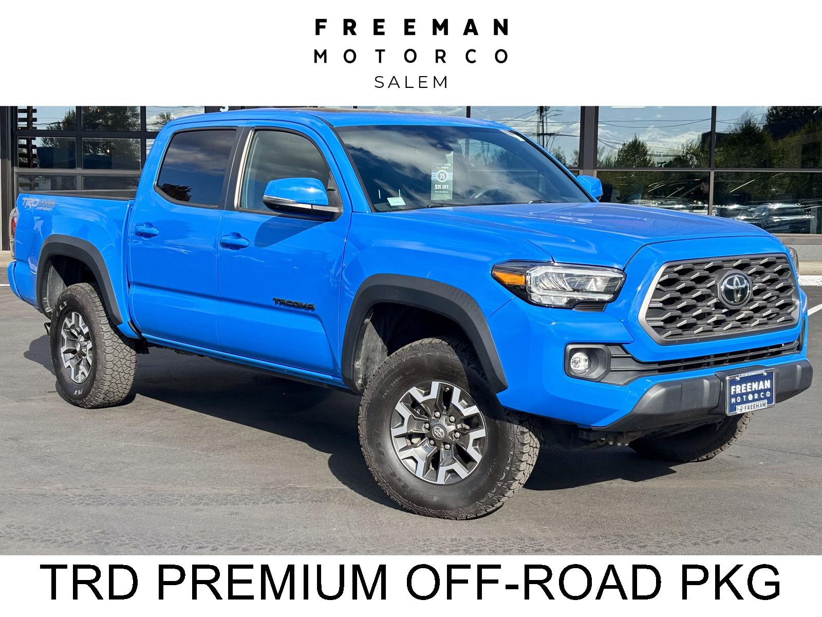 Voodoo Blue 2020 Toyota Tacoma Pickup Truck Four-Wheel Drive 6-Speed Automatic