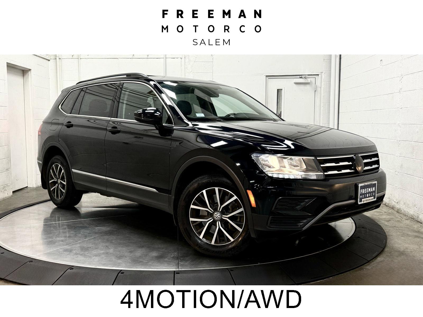 Deep Black Pearl 2020 Volkswagen Tiguan SUV / Crossover All-Wheel Drive Automatic