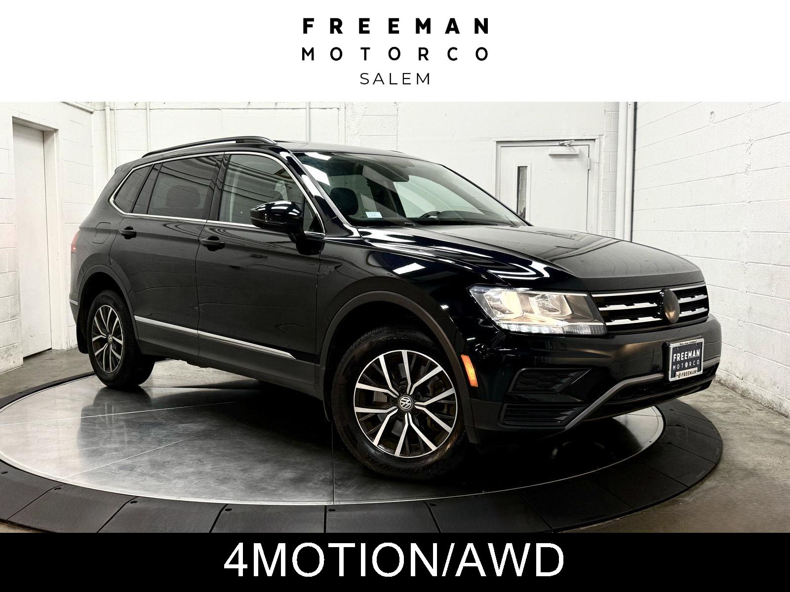 Deep Black Pearl 2020 Volkswagen Tiguan SUV / Crossover All-Wheel Drive Automatic