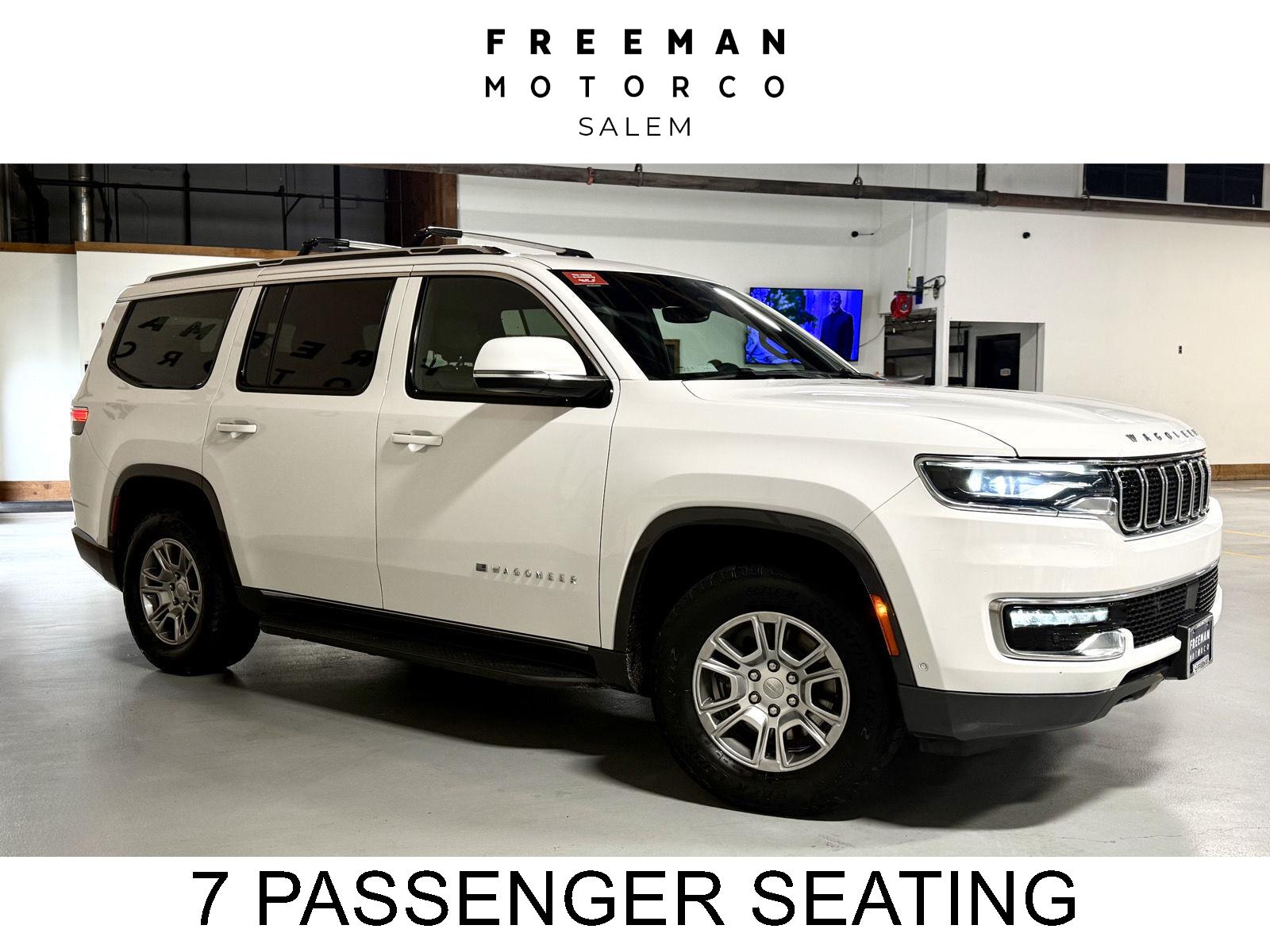 Bright White Clearcoat 2022 Jeep Wagoneer SUV / Crossover Four-Wheel Drive 8-Speed Automatic