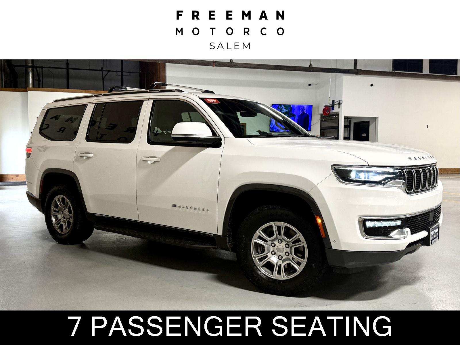 Bright White Clearcoat 2022 Jeep Wagoneer SUV / Crossover Four-Wheel Drive 8-Speed Automatic