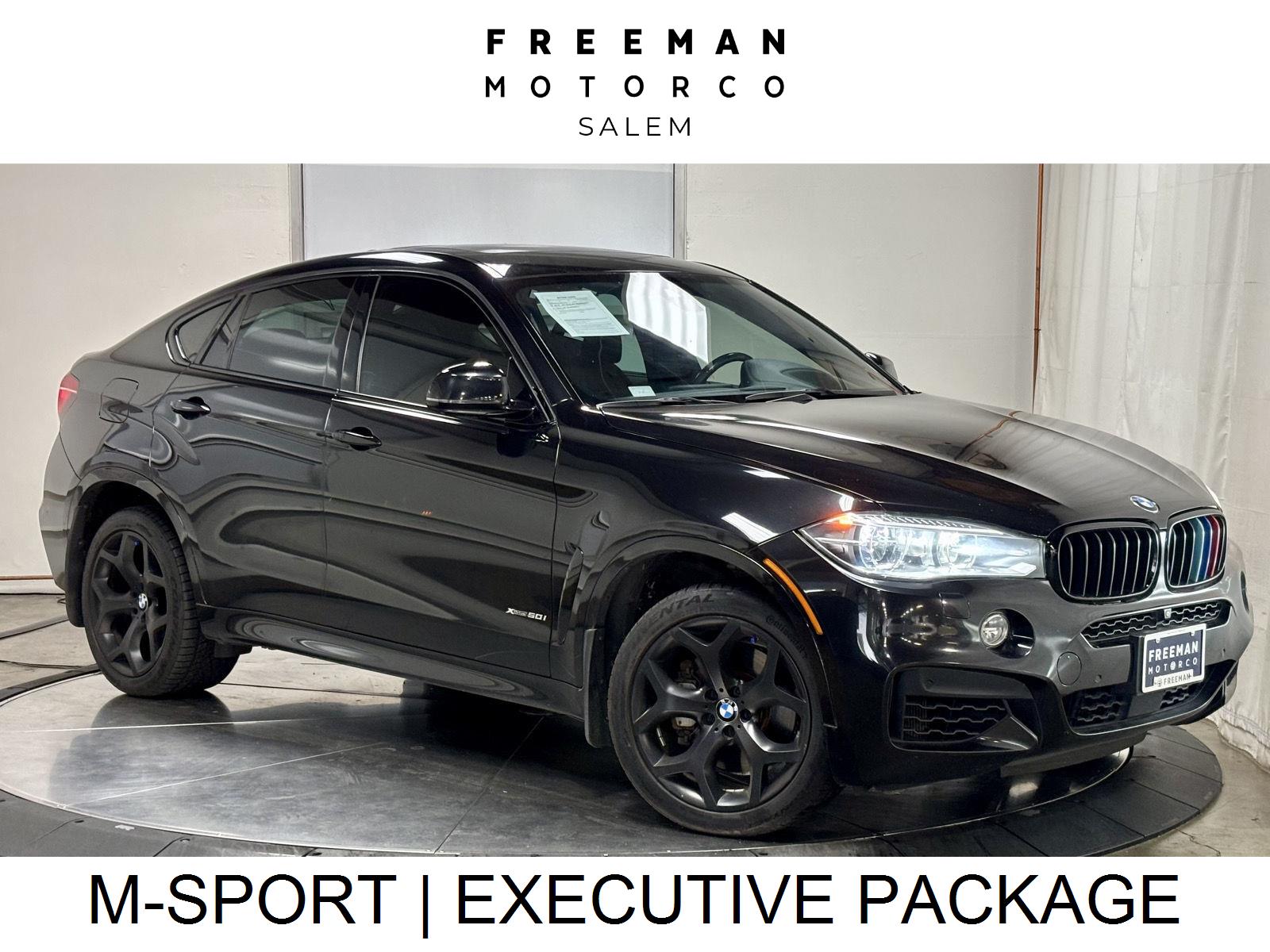 Black Sapphire Metallic 2016 BMW X6 SUV / Crossover All-Wheel Drive Automatic