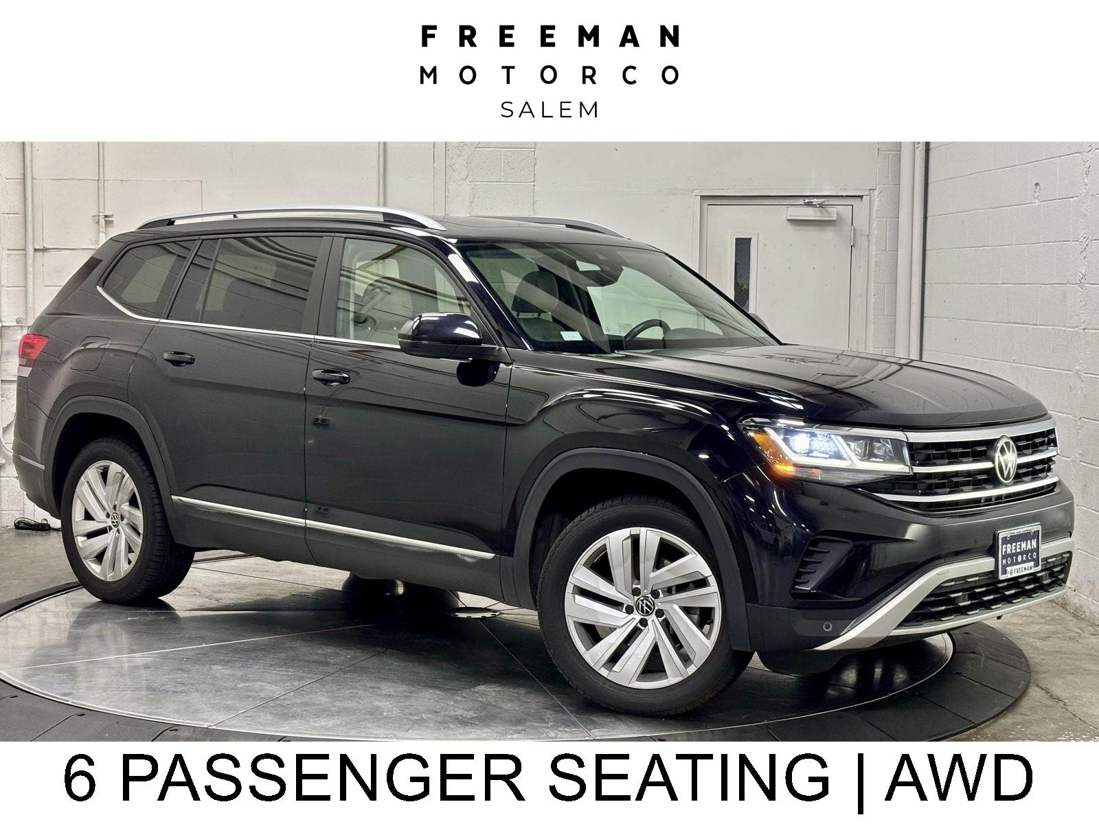 Deep Black Pearl 2021 Volkswagen Atlas SUV / Crossover All-Wheel Drive Automatic