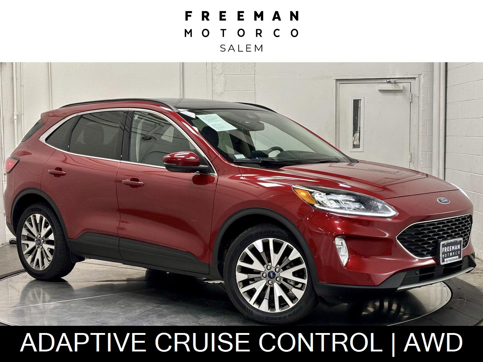 Rapid Red Metallic Tinted Clearcoat 2020 Ford Escape Hybrid SUV / Crossover All-Wheel Drive Continuously Variable Transmission