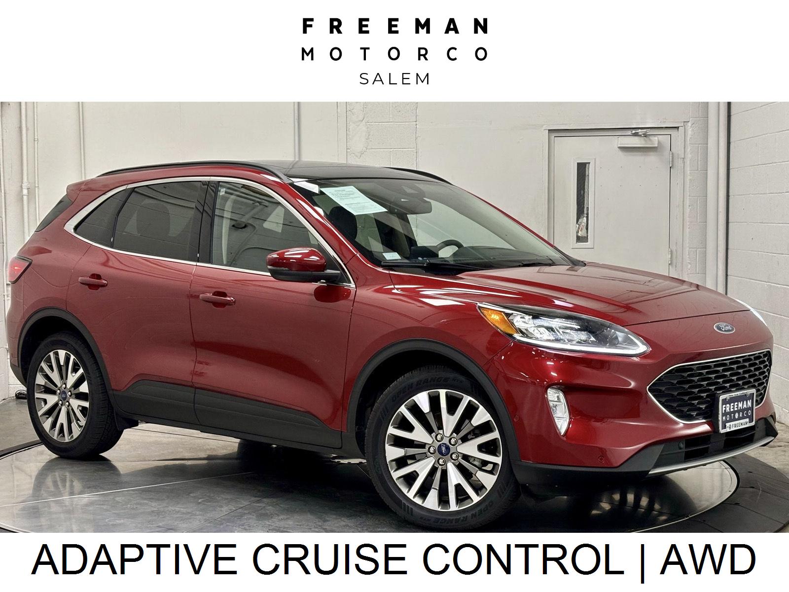 Rapid Red Metallic Tinted Clearcoat 2020 Ford Escape Hybrid SUV / Crossover All-Wheel Drive Continuously Variable Transmission